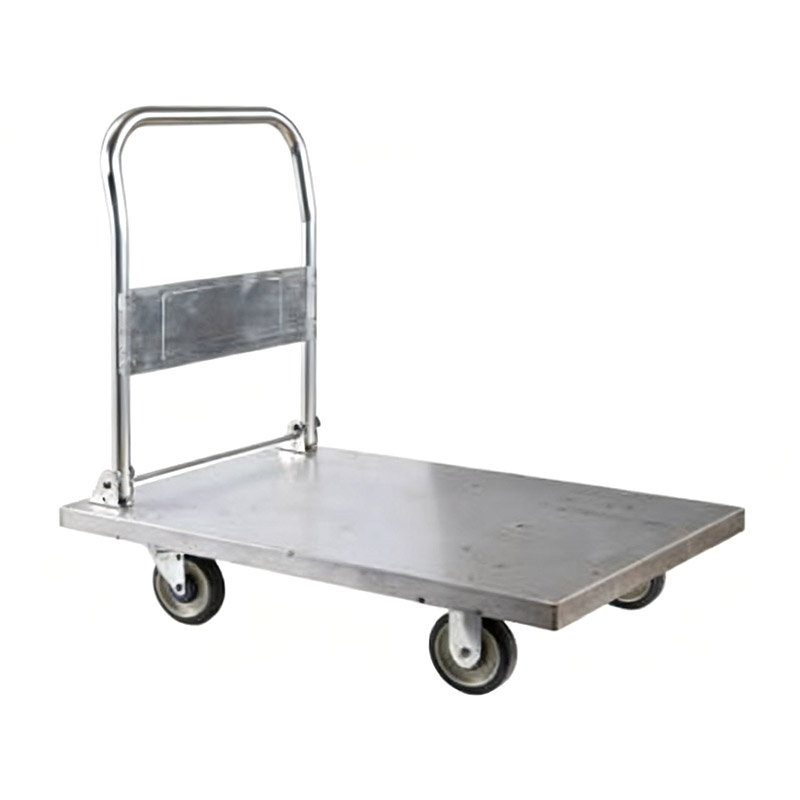 Troli baja tugas berat, troli kargo, pengangkut, troli flatbed rumah tangga, trailer portabel, troli lipat kecil, troli yang ditarik tangan